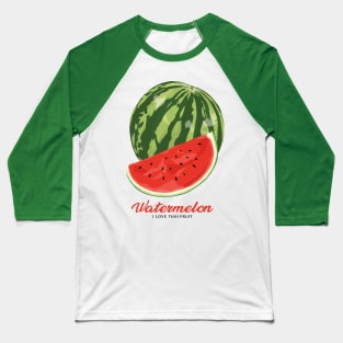 I Love Fruits Baseball T-Shirt